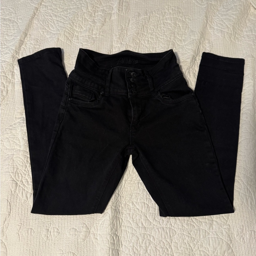 Women's Black High-Waisted Jeans